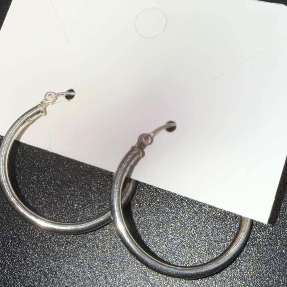 Sterling Silver Hoop Earrings